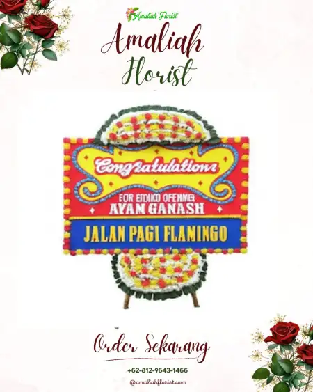 Sewa Papan Bunga Sindon